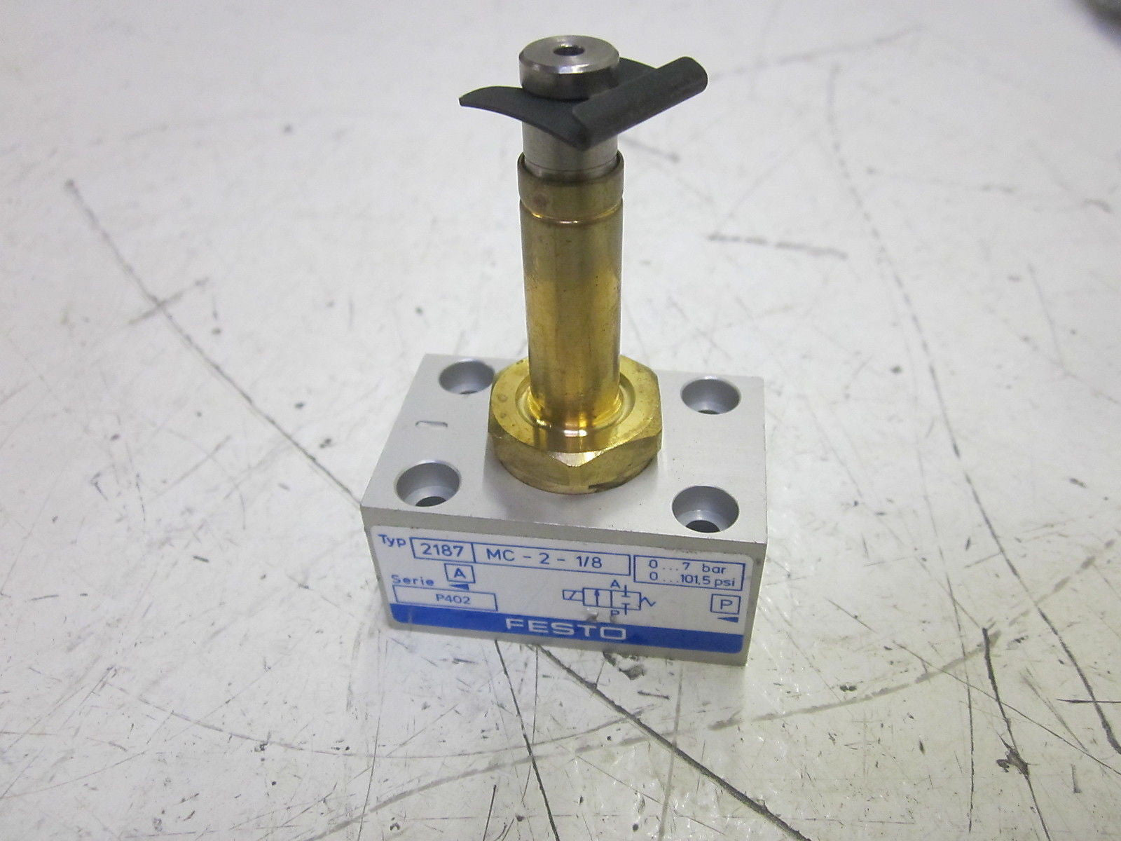 FESTO 2187 MC-2-1/8 SOLENOID VALVE *NEW NO BOX*
