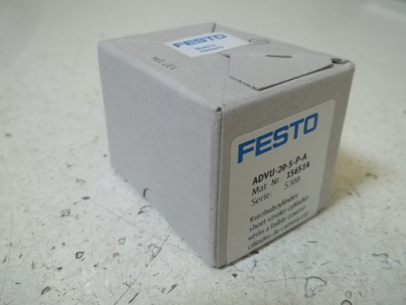 FESTO ADVU-20-5-P-A COMPACT CYLINDER *FACTORY SEALED*