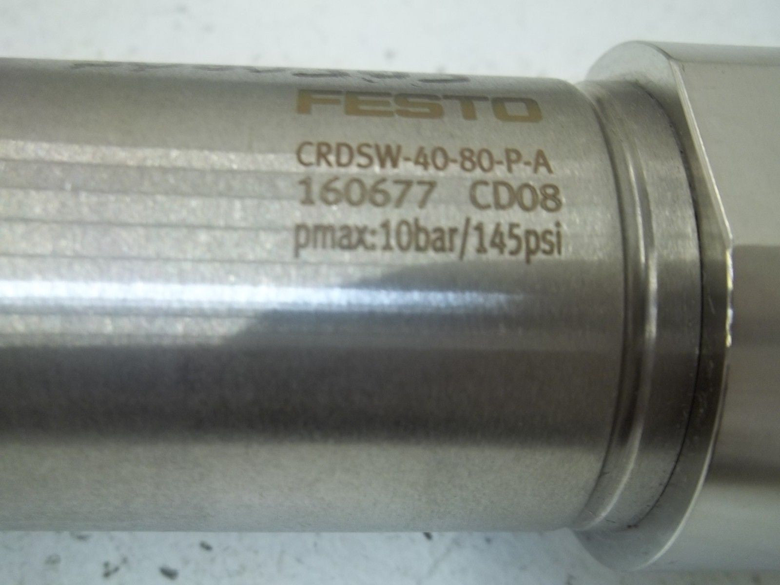 FESTO CRDSW-40-80-P-A PNEUMATIC CYLINDER *USED*