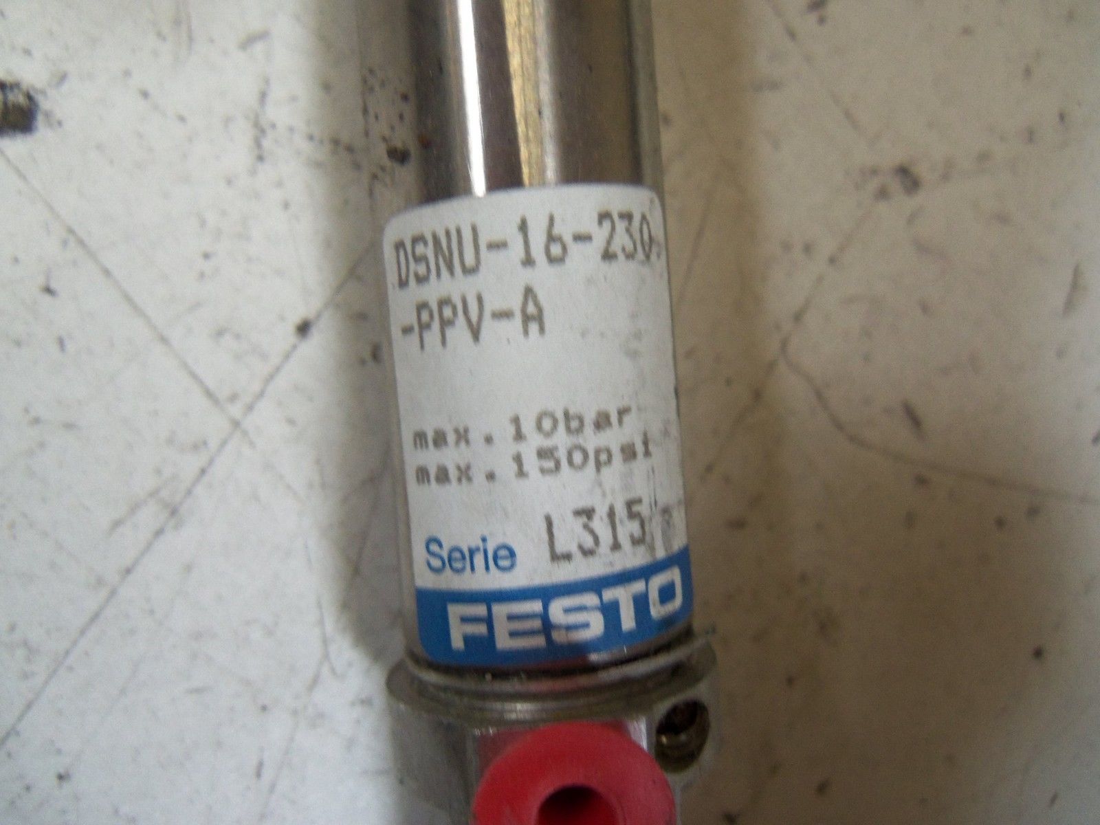 FESTO DSNU-16-230-PPV-A PNEUMATIC CYLINDER *USED*