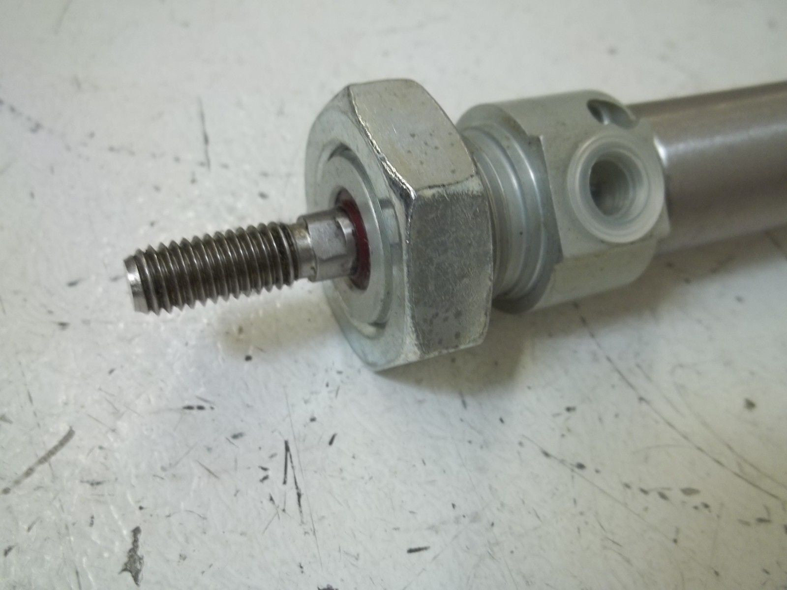 FESTO DSNU-20-300-PPV-A PNEUMATIC CYLINDER (AS PICTURED) *USED*