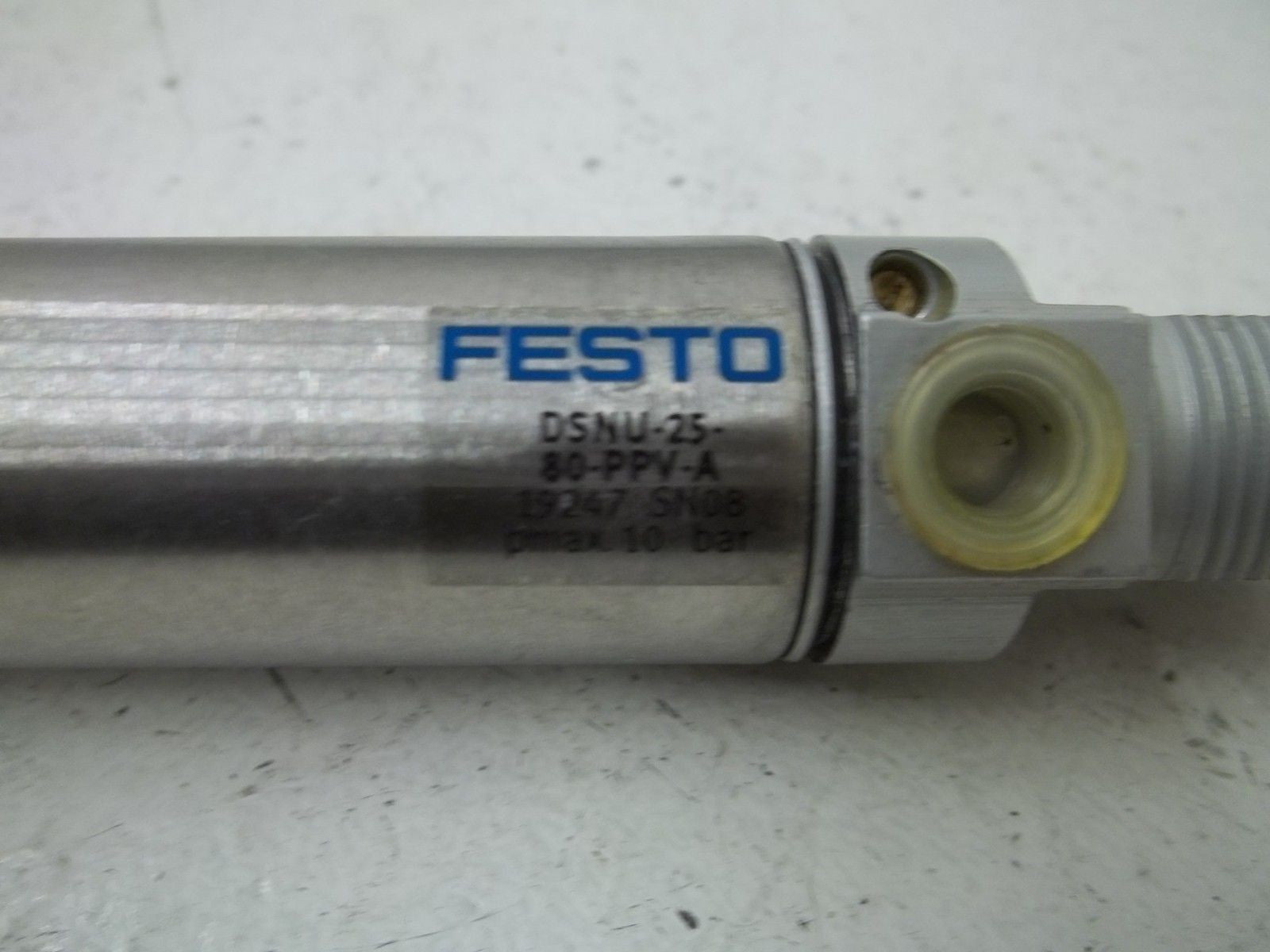 FESTO DSNU-25-80-PPV-A PNEUMATIC CYLINDER *USED*