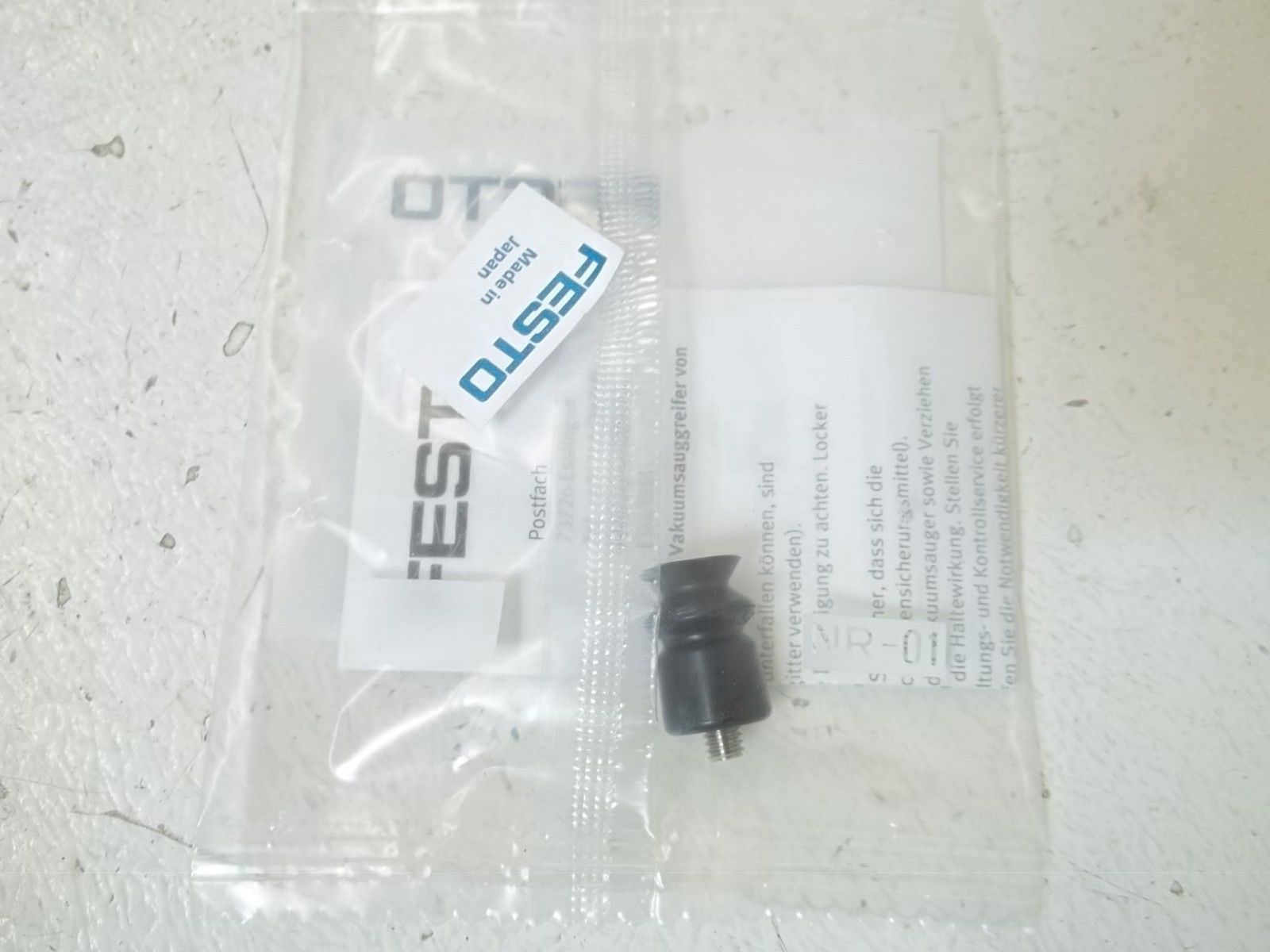 FESTO ESS-10-BN SUCTION CUP *NEW IN A FACTORY BAG*