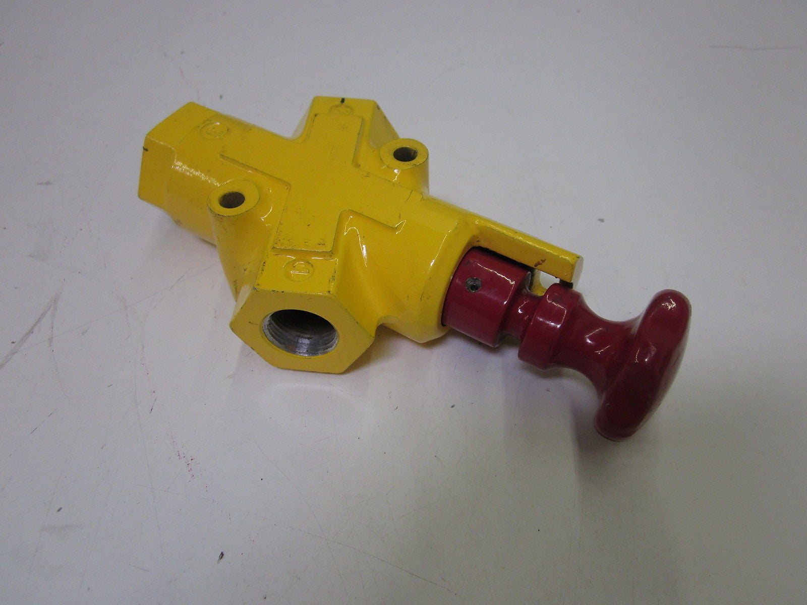 FESTO HE-N3/4-LO PNEUMATIC SHUT-OFF VALVE *USED*