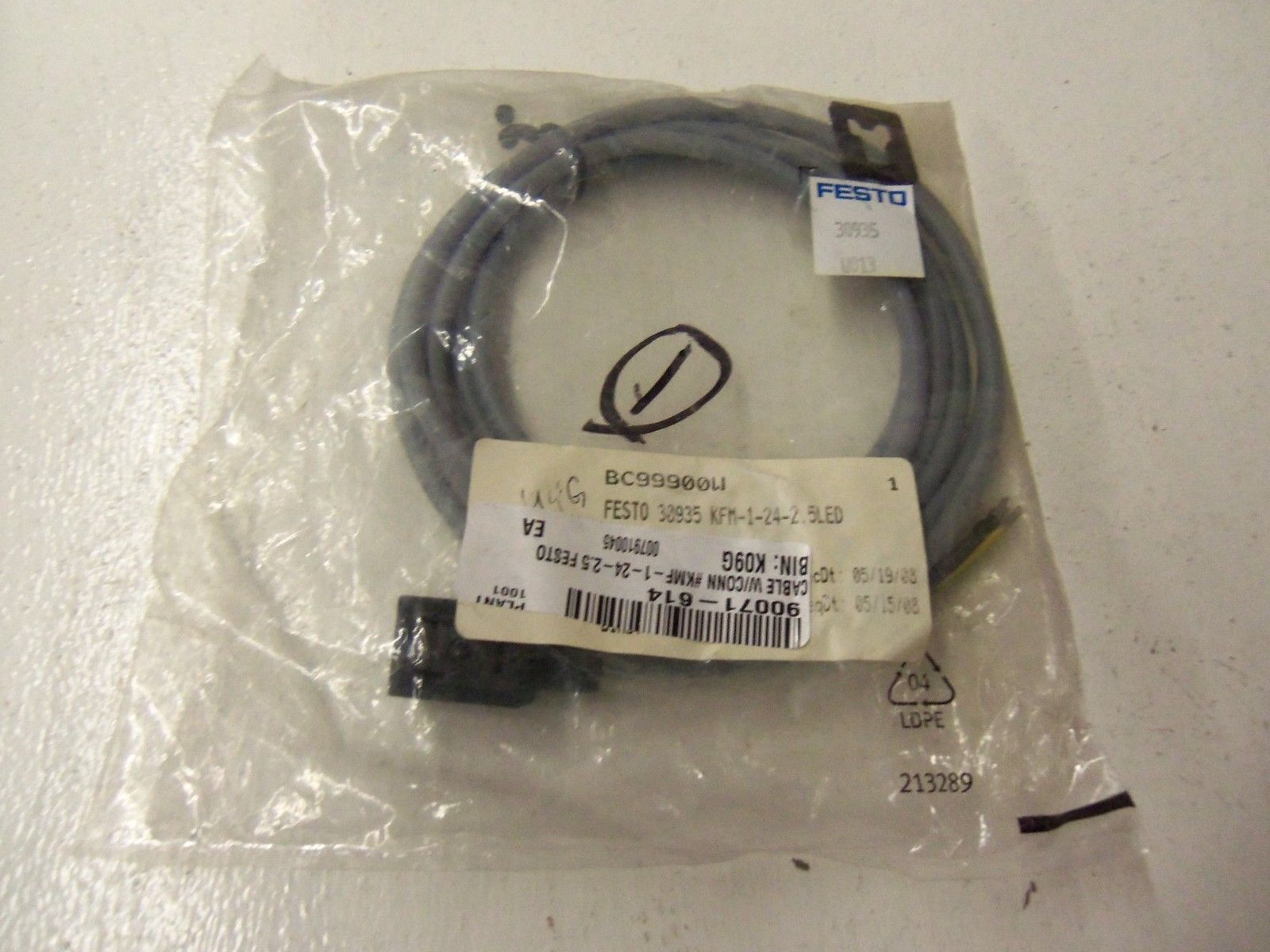 FESTO KFM-1-24-2.5LED *NEW IN BAG*
