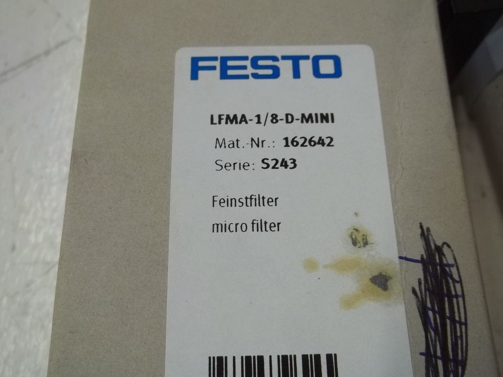 FESTO LFMA-1/8-D-MIDI *USED*