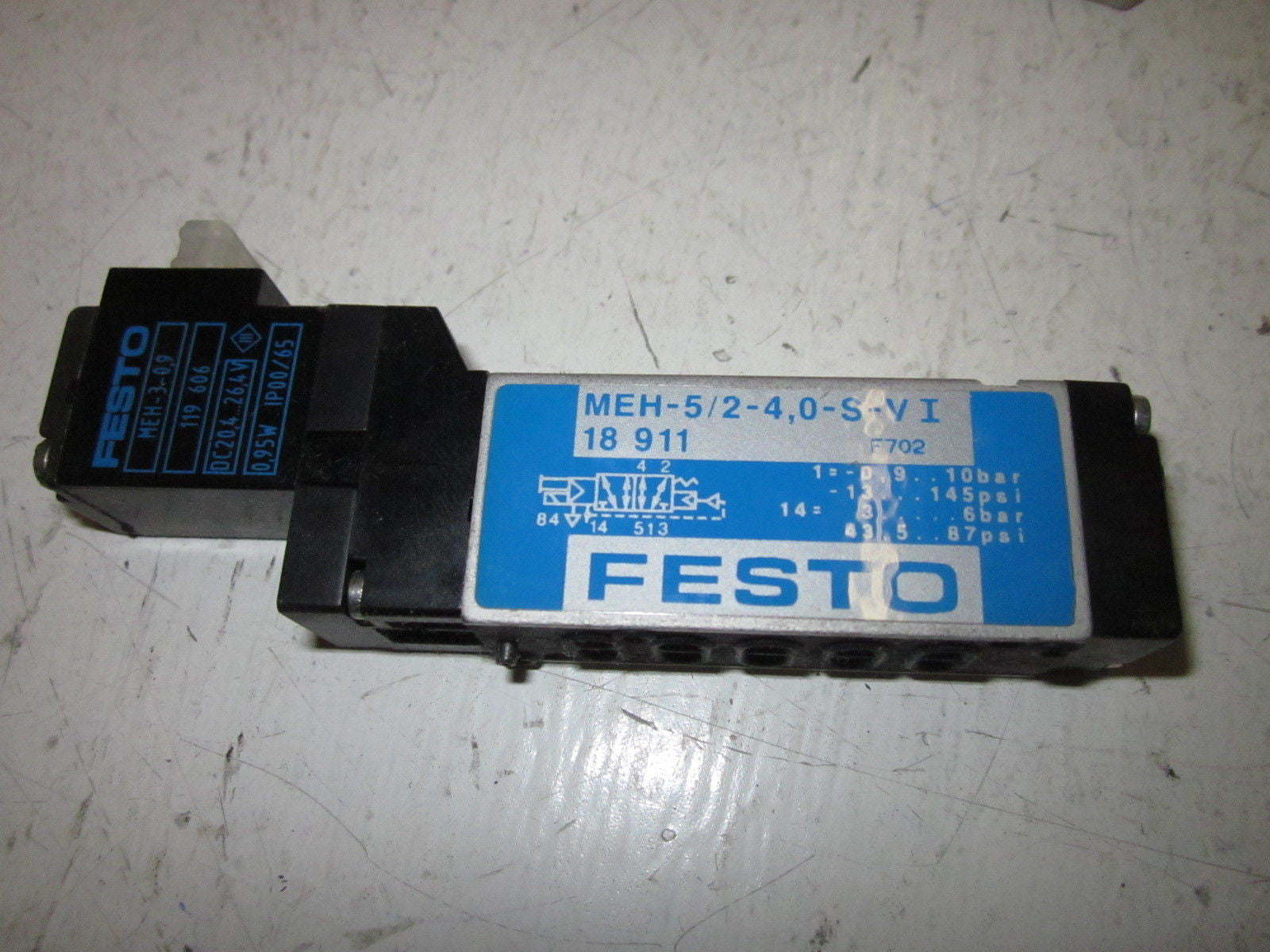 FESTO MEH-5/2-4,0-S-VI *NEW IN BOX*