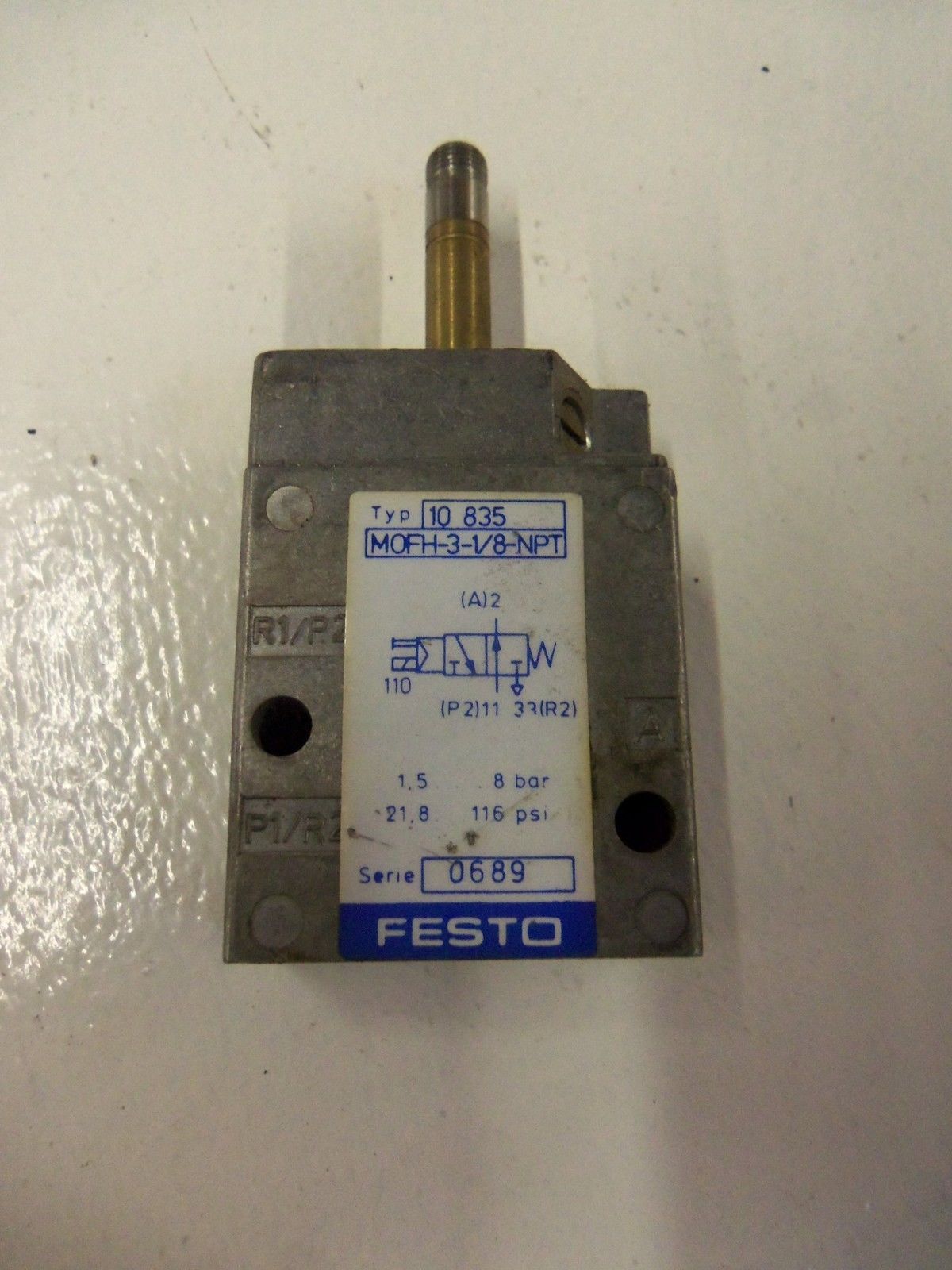 FESTO MOFH-3-1/8-NPT *USED*