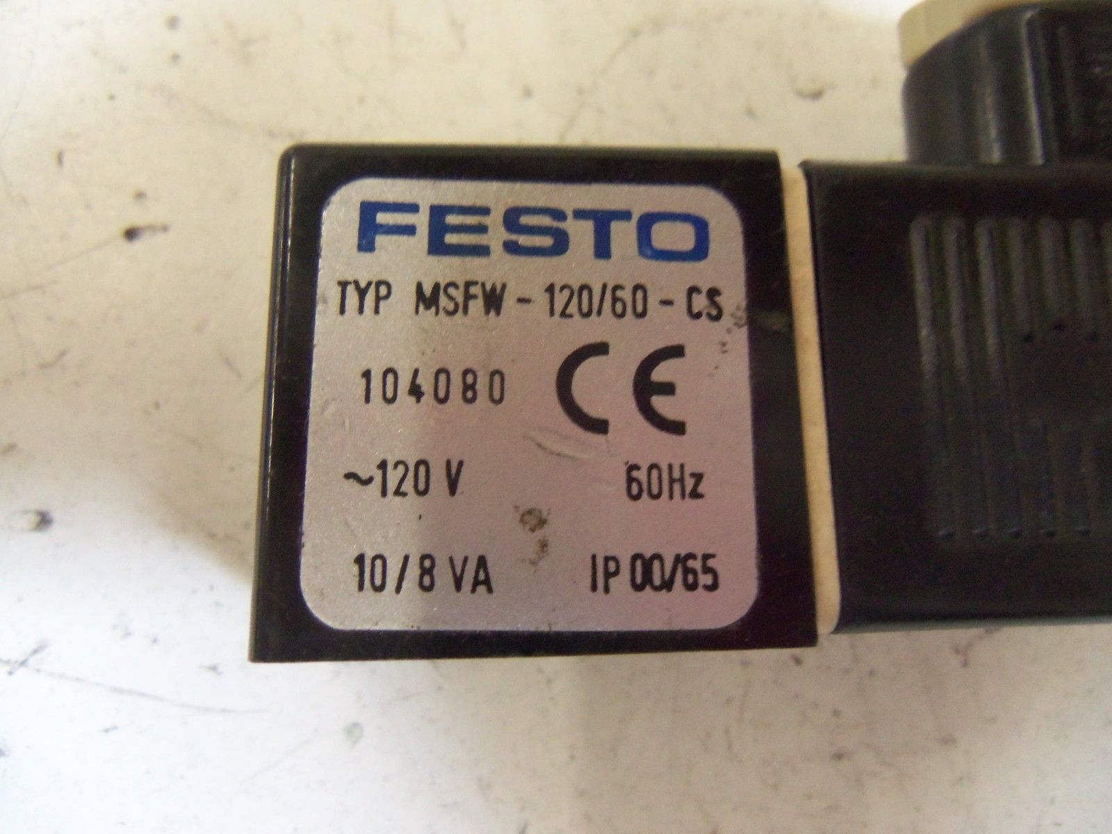 FESTO MSFW-120/60-CS SOLENOID COIL *USED*