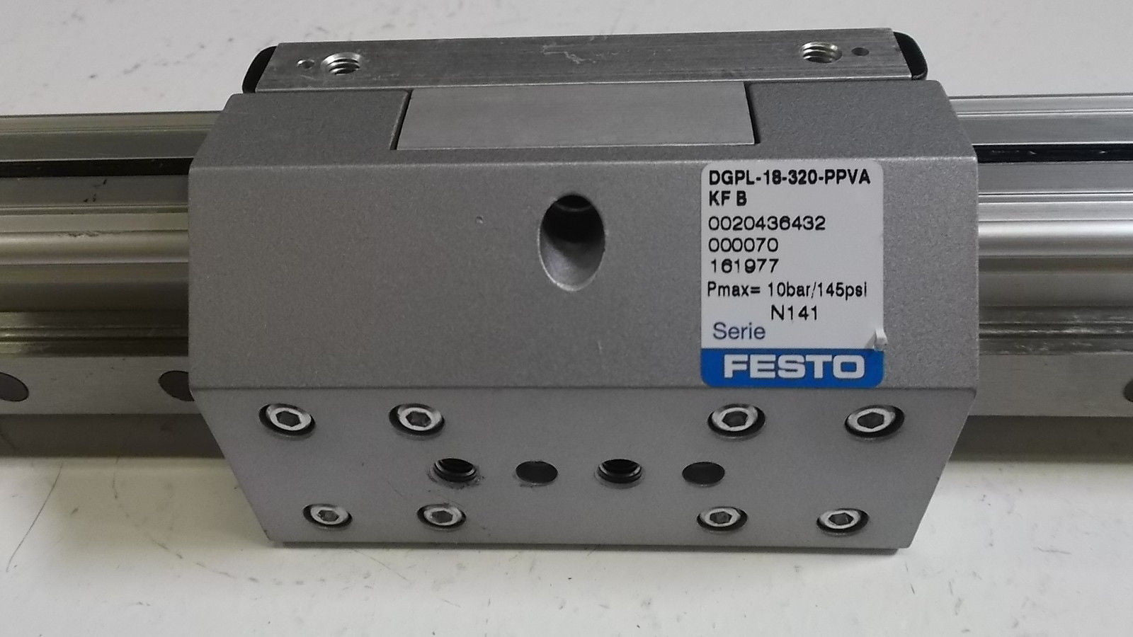 FESTO PNEUMATIC LINEAR GUIDE DGPL-18-320-PPVA KFB *USED*