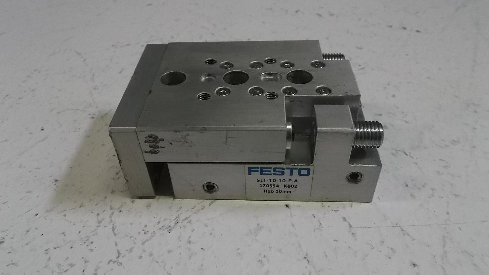 FESTO SLIDE CYLINDER SLT-10-10-P-A *USED*