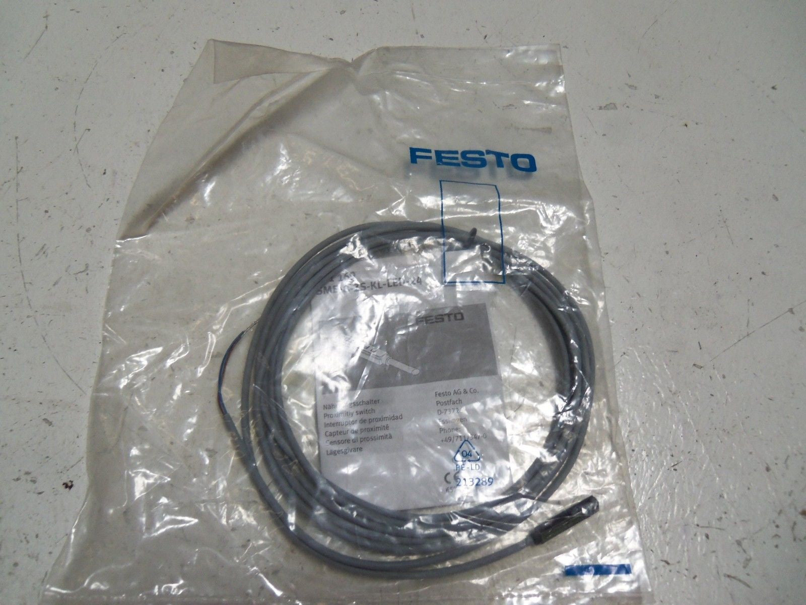 FESTO SME-8-ZS-KL-LED-24 PROXIMITY SENSOR *NEW IN FACTORY BAG*