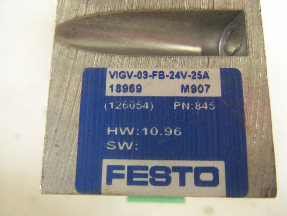 FESTO VIGV-03-FB-24V-25A *USED*