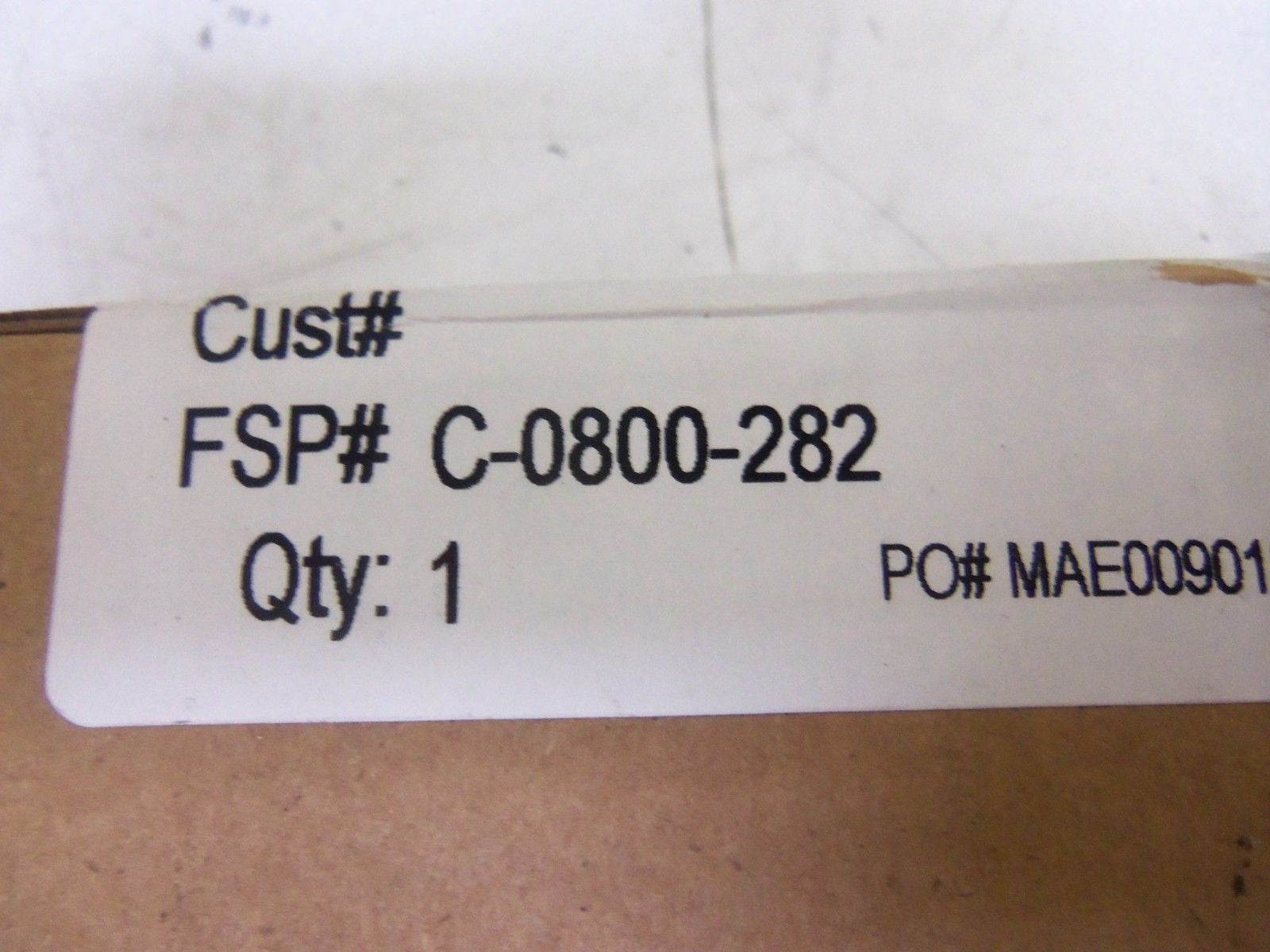 FILTRATION SYSTEMS C-0800-282 *NEW IN BOX*