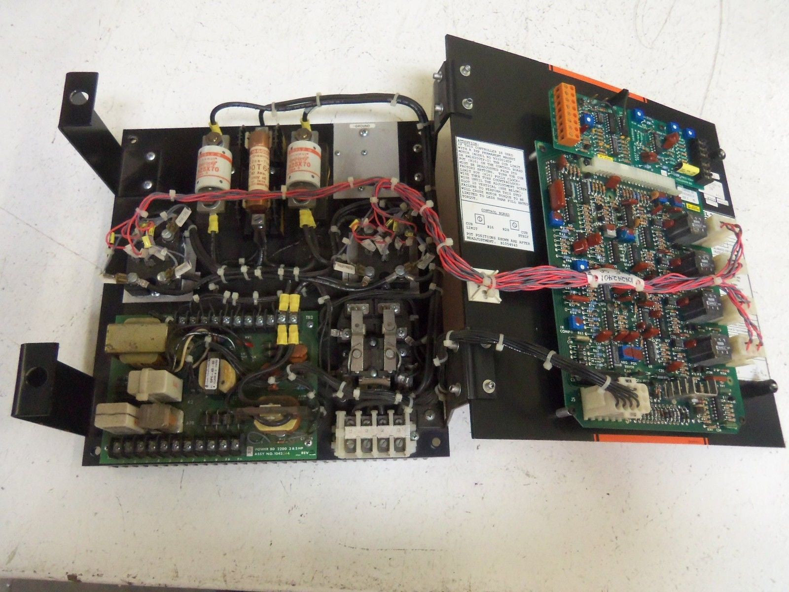 FINCOR 2200S DC MOTOR CONTROL 104234101-Q *USED*