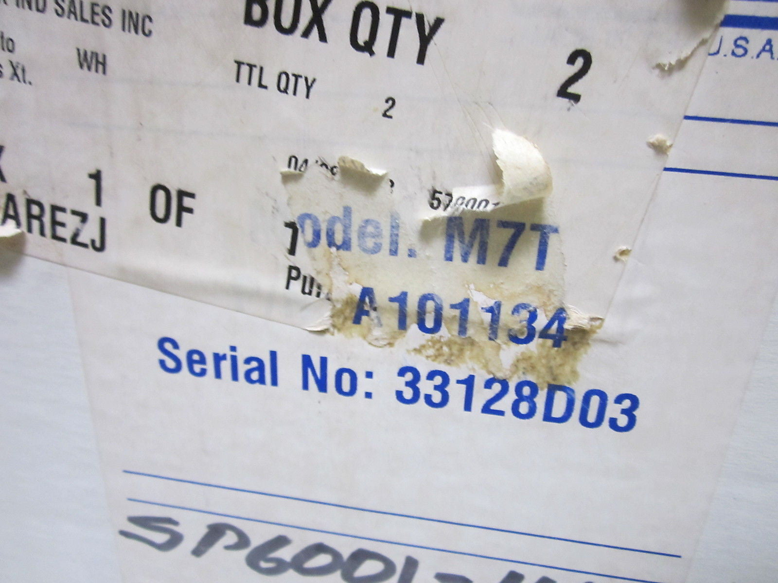 FINISH THOMPSON INC M7T DRUM PUMP *NEW IN BOX*
