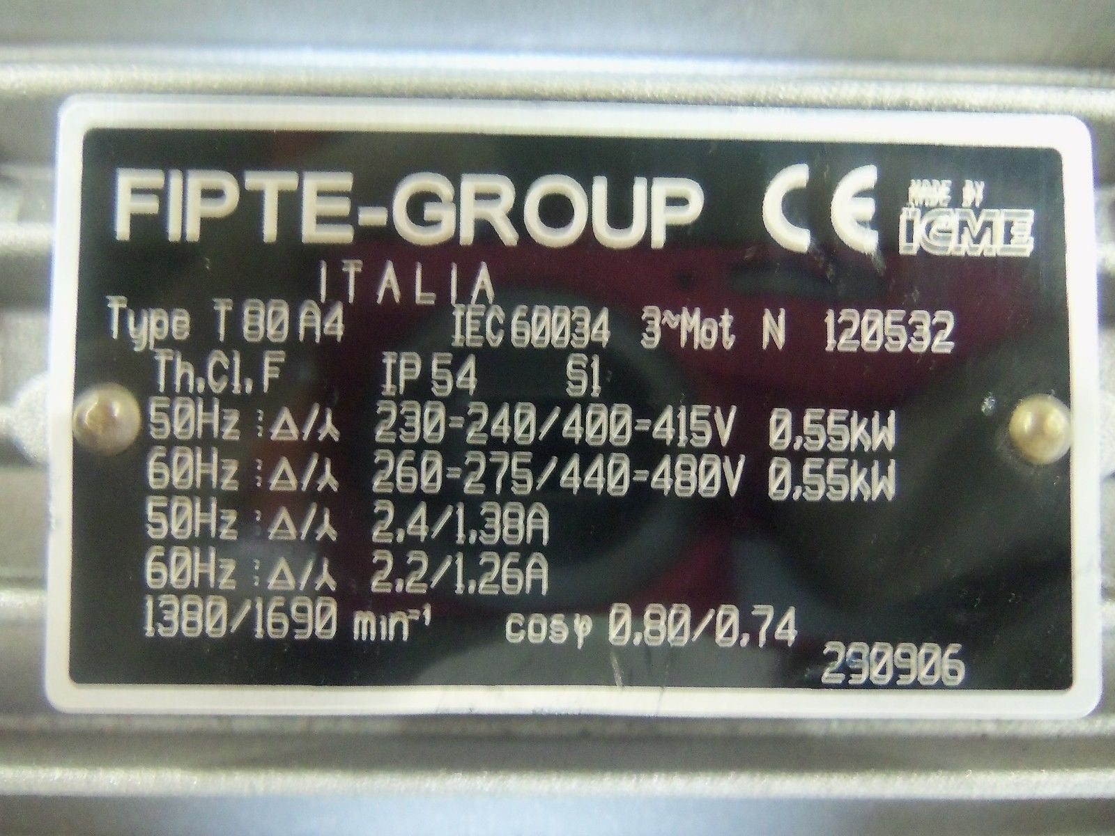 FIPTE-GROUP T80A4 *USED*