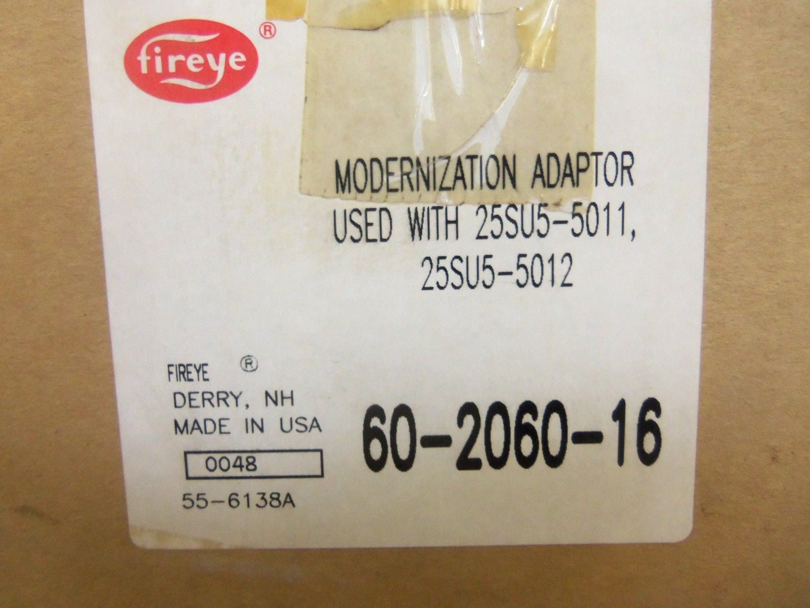 FIREYE 60-2060-16 MODERNIZATION ADAPTER *NEW IN BOX*