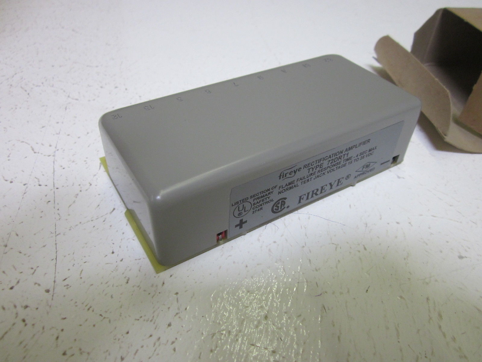 FIREYE 72DRT1 RECTIFICATION AMP 4 SEC. MAX FAILURE RESPONSE TIME *NEW IN BOX*