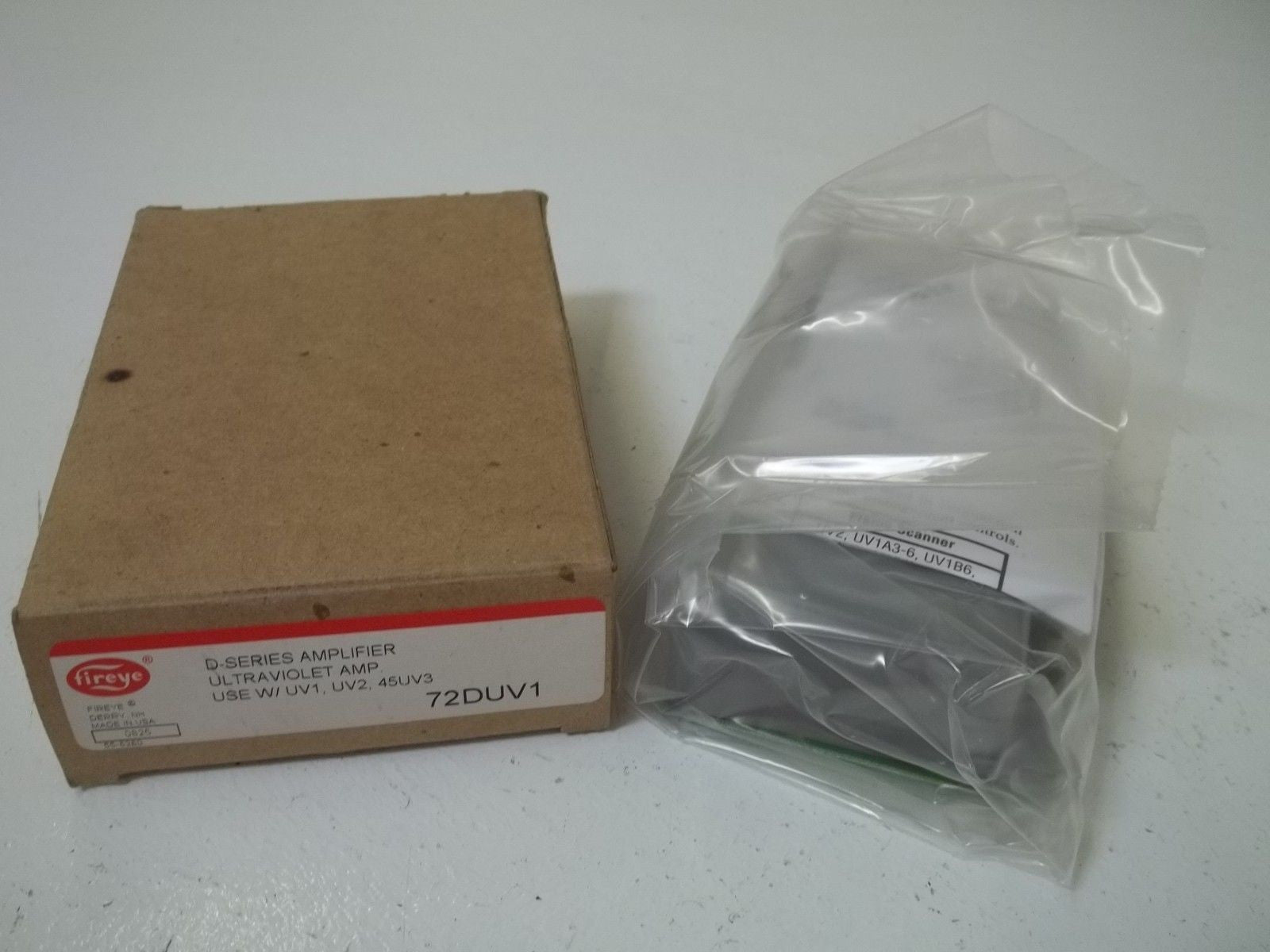 FIREYE 72DUV1 D-SERIES AMPLIFIER ULTRAVIOLET AMP. USE W/UV1,45UV3 *NEW IN BOX*