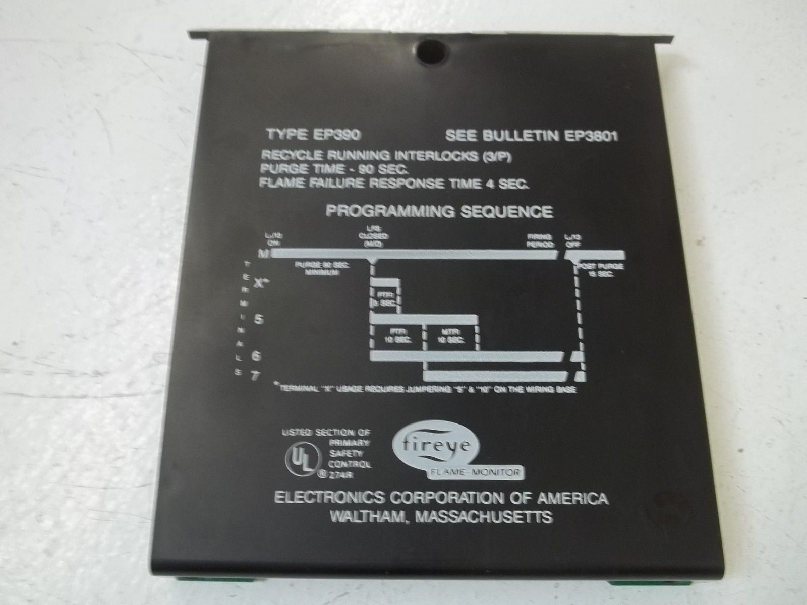 FIREYE EP390 PROGRAMMER MODULE RECYCLE *NEW IN BOX*
