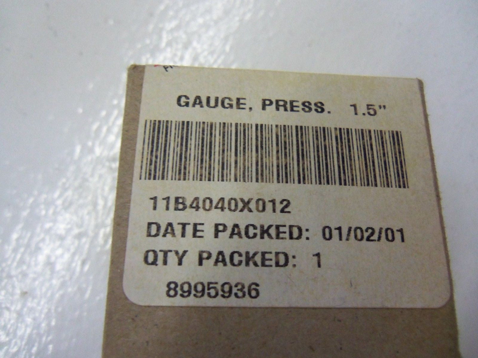FISHER 11B4040X012 PRESSURE GAUGE 0-30 PSI *NEW IN BOX*