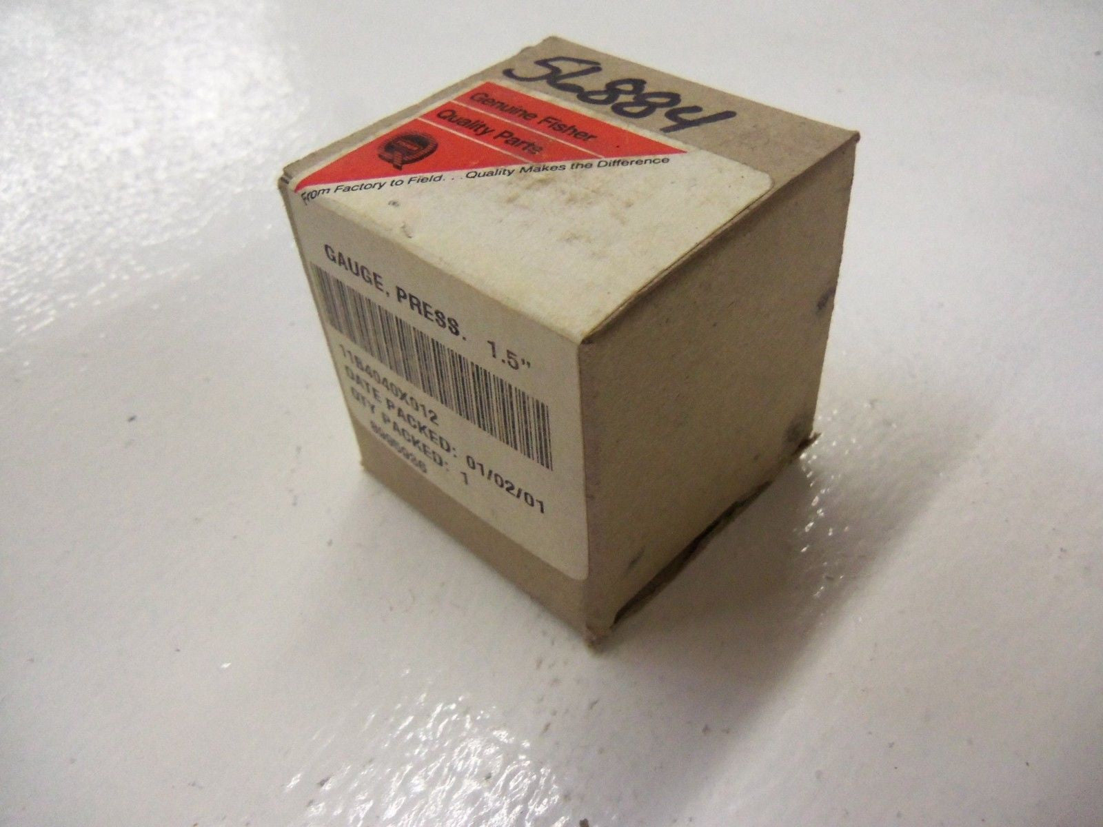 FISHER 11B4040X012 PRESSURE GAUGE 0-30 PSI *NEW IN BOX*