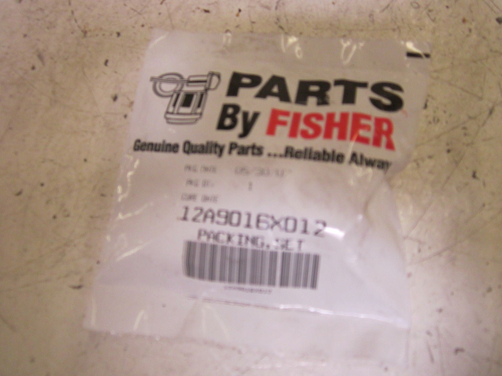 FISHER 12A9016X012 *NEW IN FACTORY BAG*