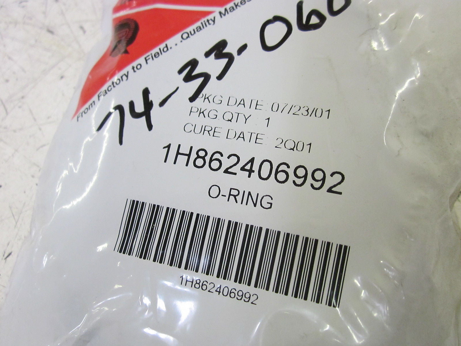 FISHER 1H862406992 O-RING *NEW IN FACTORY BAG*