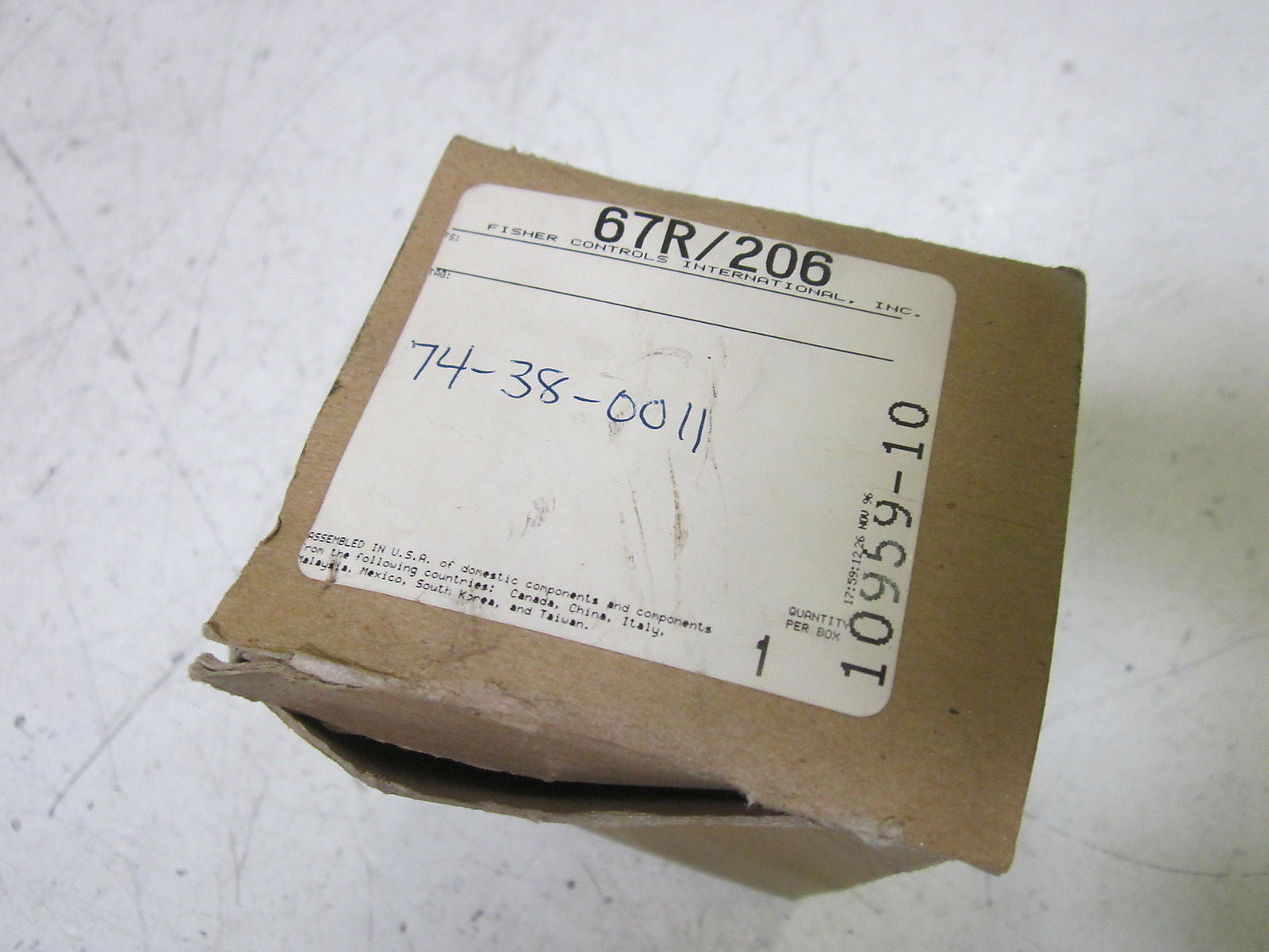 FISHER 67R/206 PRESSURE REGULATOR *NEW IN BOX*