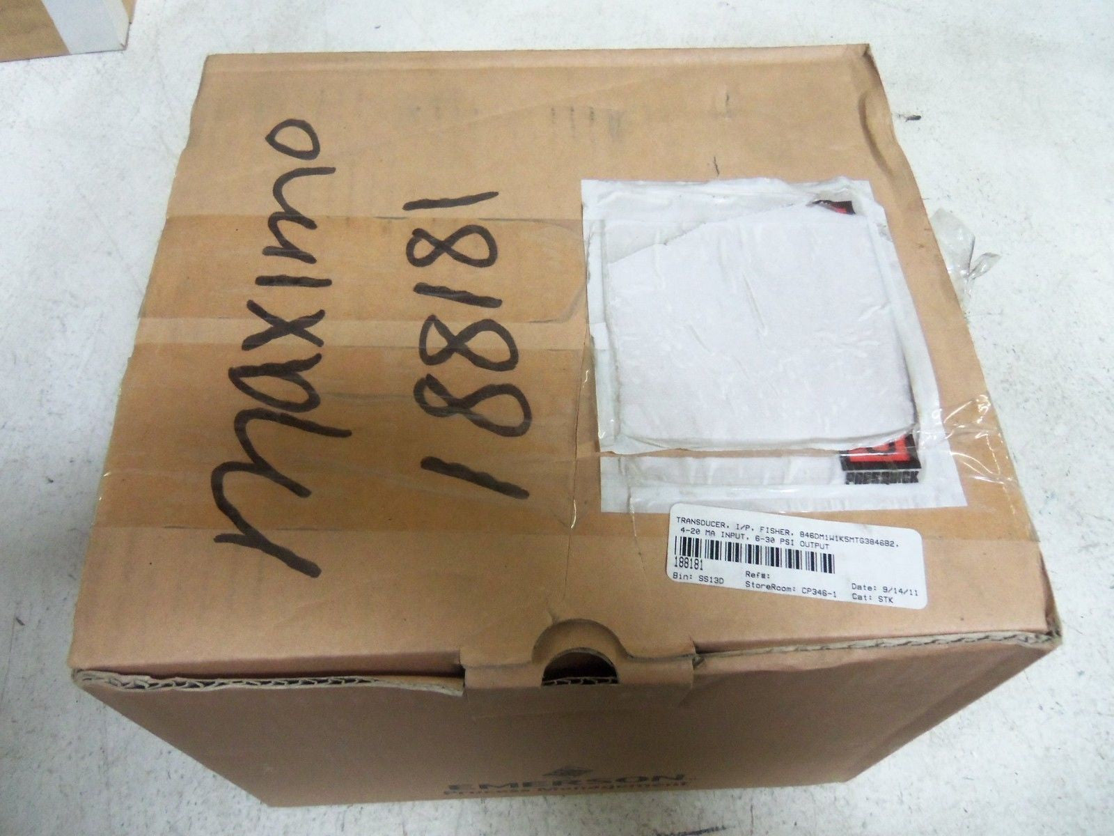 FISHER 846DM1W1K5MTG3846B2 PRESSURE TRANSDUCER *NEW IN BOX*