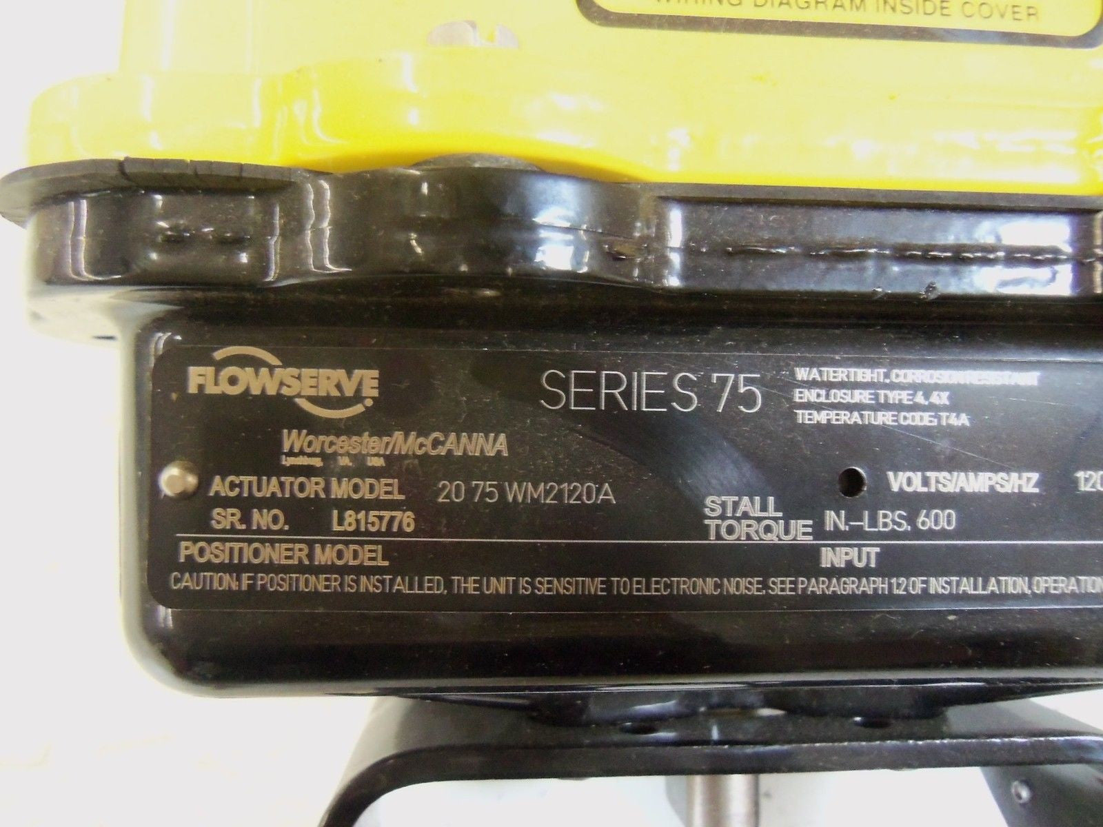 FLOWSERVE 20 75WM2120A *USED*