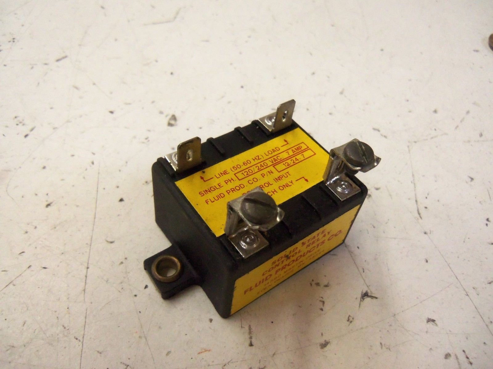 FLUID PRODUCTS CO. 12-24-7 *USED*