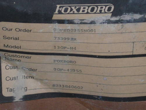 FOXBORO FLOW INDICATOR CONTROLLER 130F-N4 *NEW IN BOX*