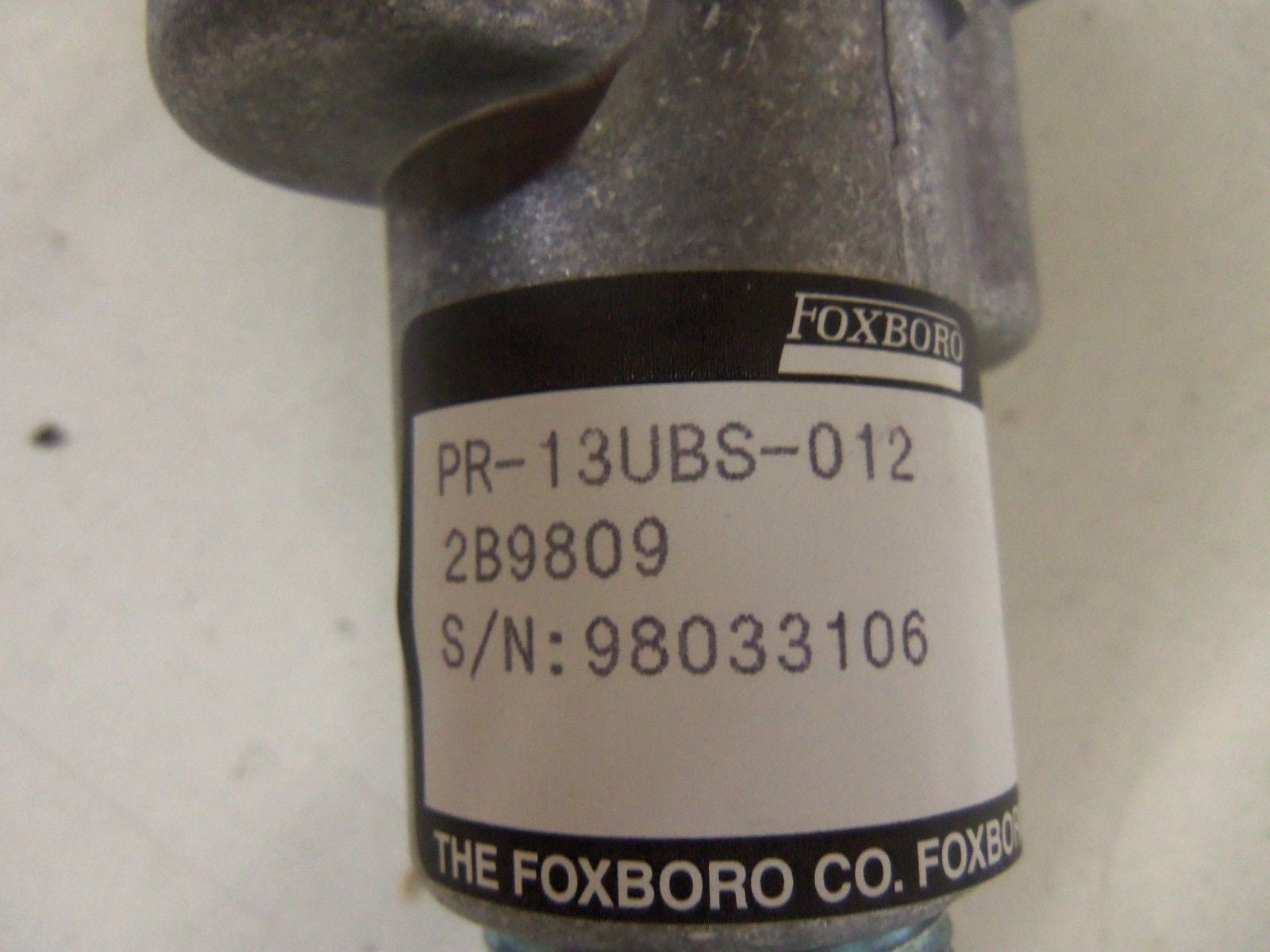 FOXBORO PR-13UBS-012 TEMPERATURE SENSOR 2B9809 *NEW NO BOX*