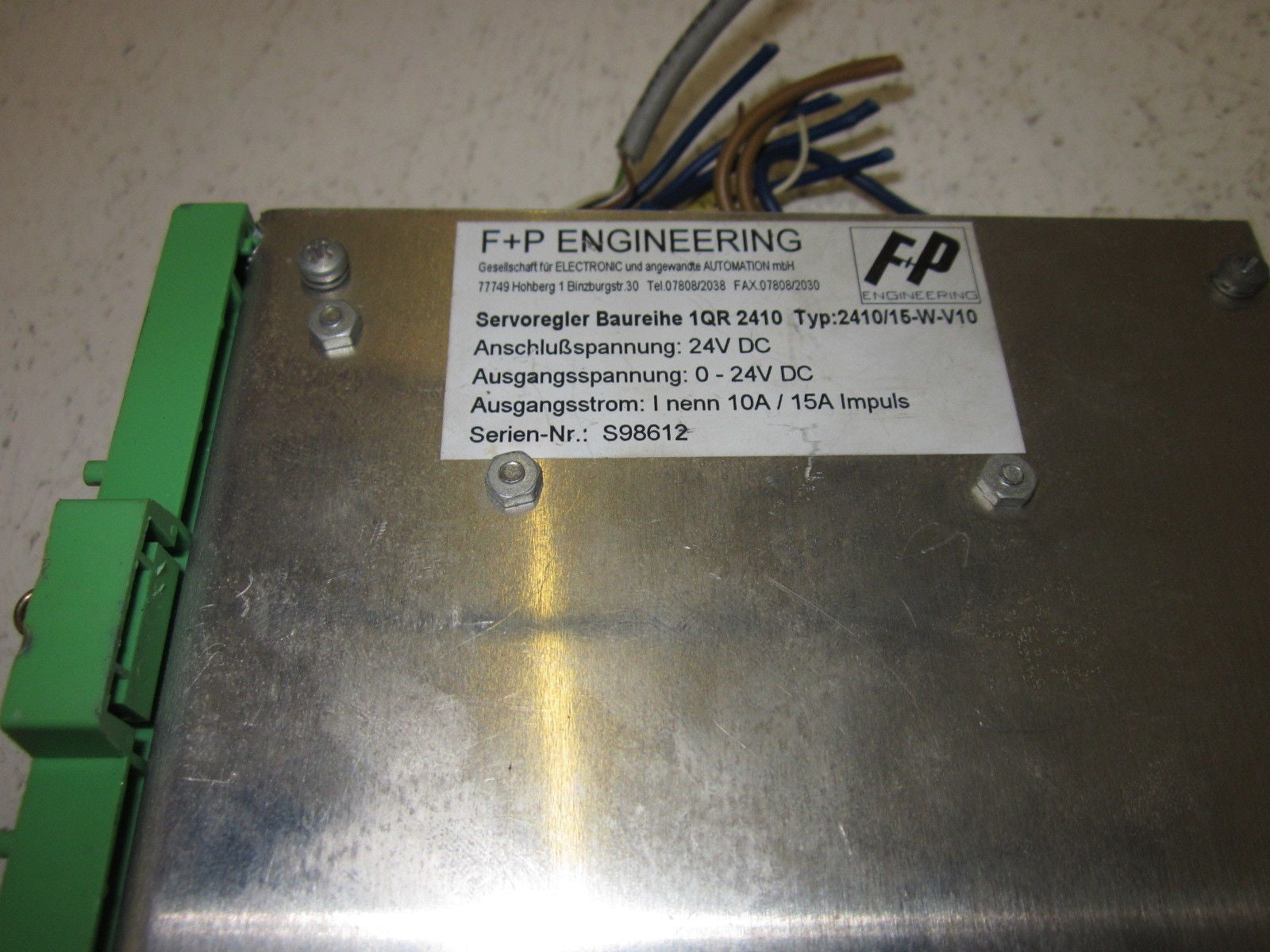 F+P ENGINEERING 1QR 2410 24V *USED*