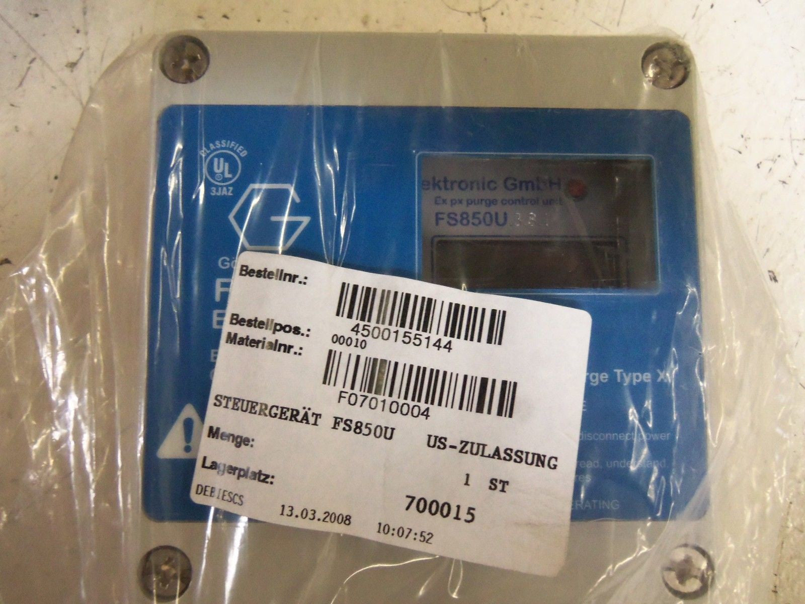 GONNHEIMER FS850U CONTROLLER *NEW NO BOX*
