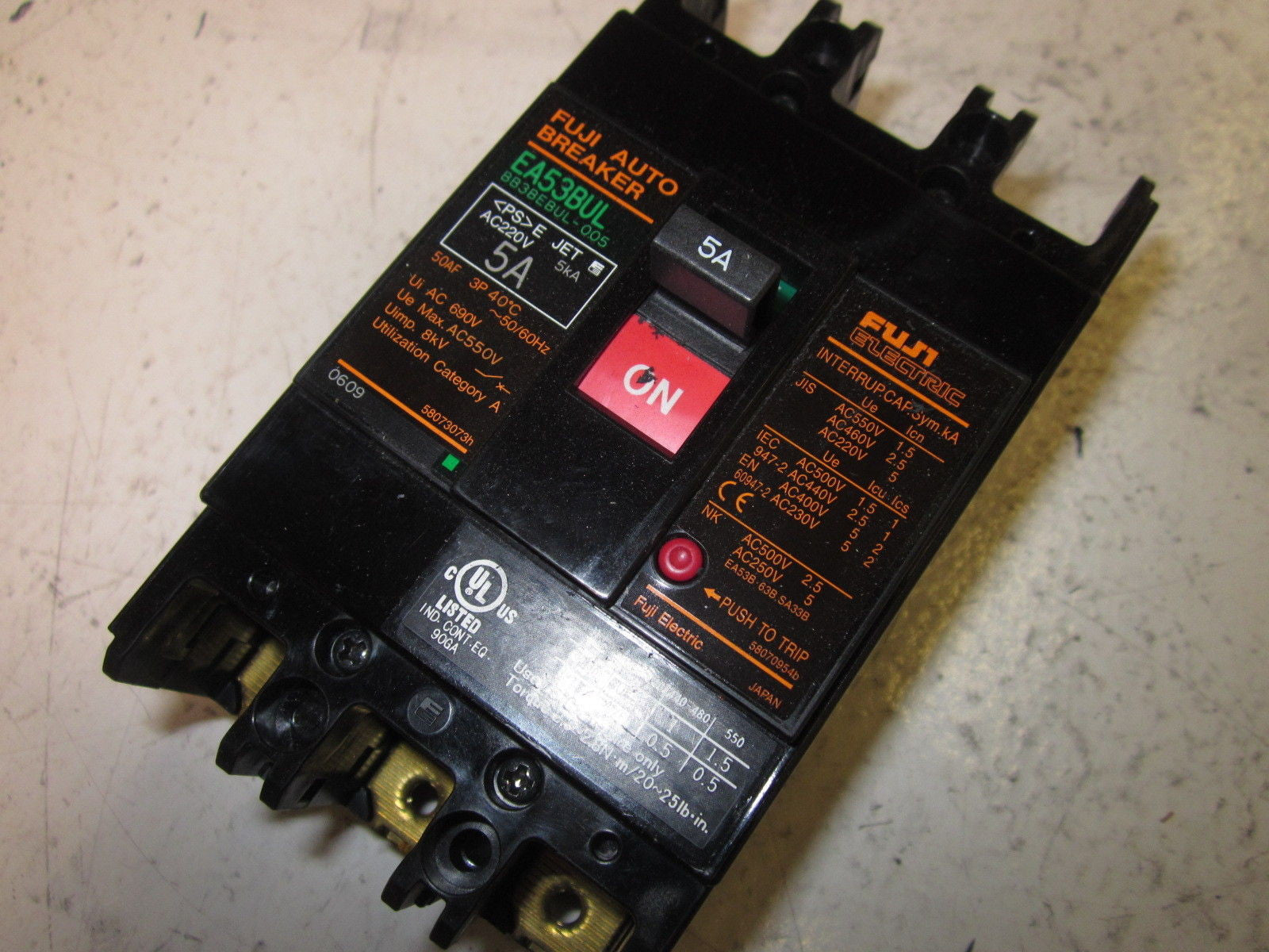 FUJI ELECTRIC EA53BUL 5A *NEW IN BOX*