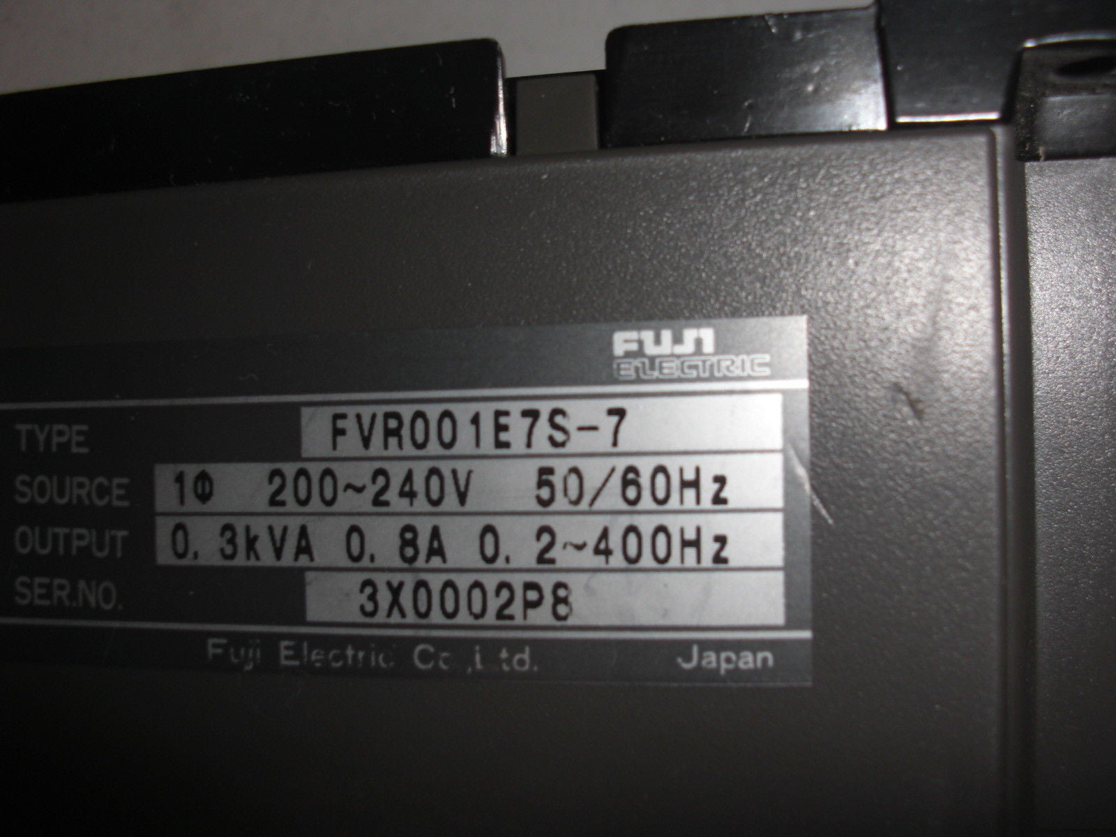 FUJI ELECTRIC FVR001E7S-7 *USED*