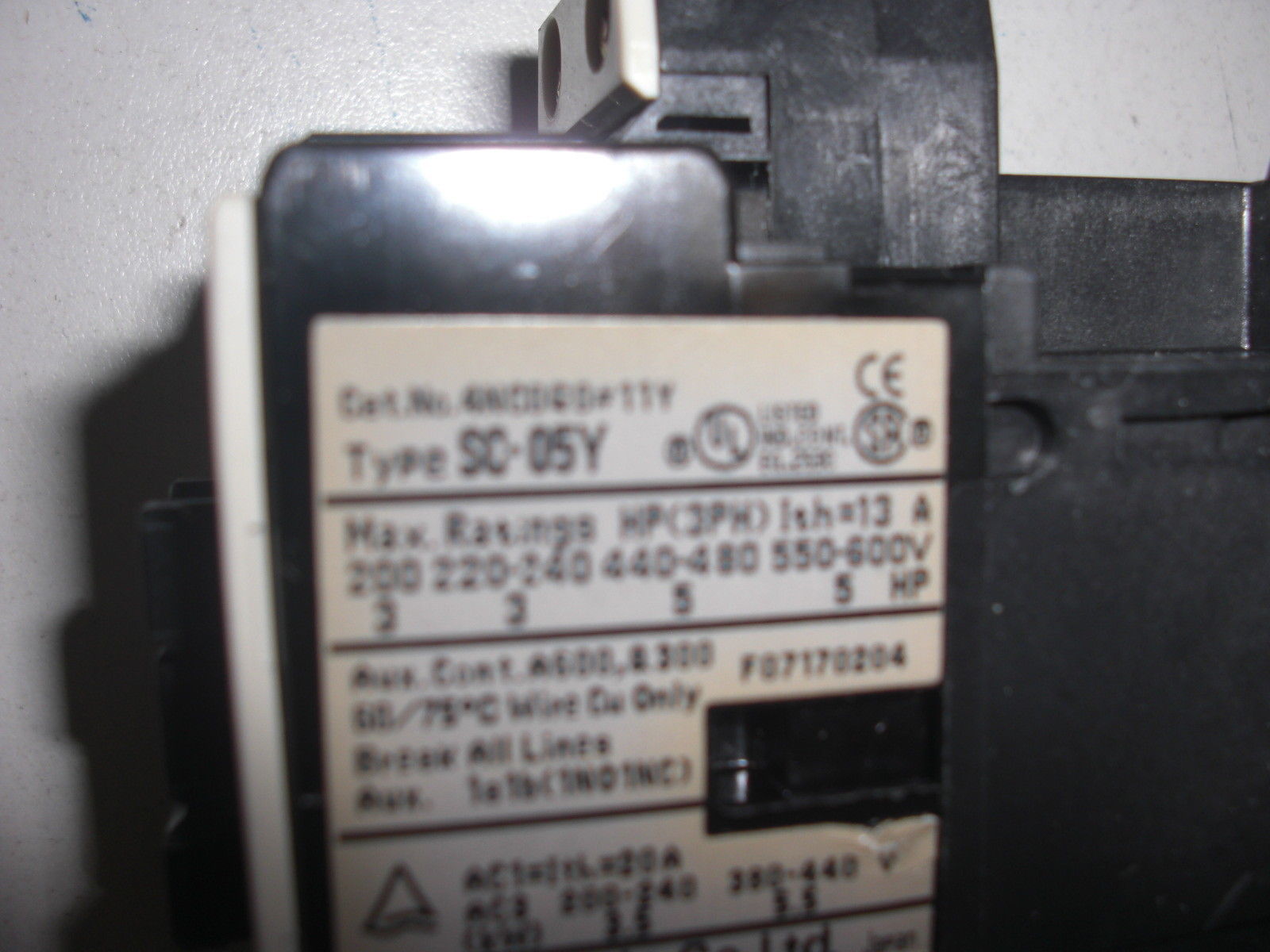 FUJI ELECTRIC SC-05Y 220-240V *NEW NO BOX*