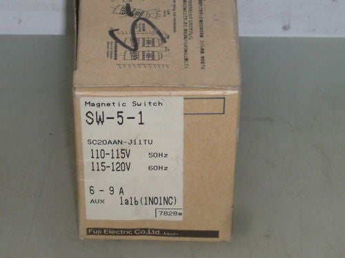 FUJI ELECTRIC SW5-1 MAGNETIC SWITCH SC20AAN-J11TU *NEW IN BOX*