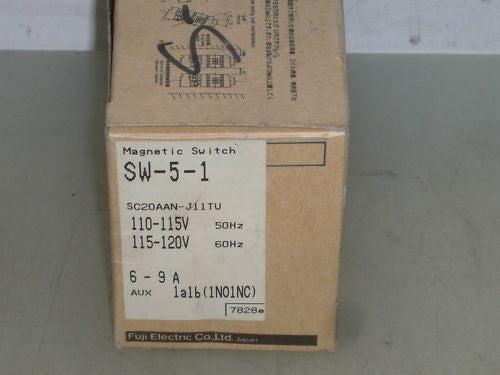 FUJI ELECTRIC SW5-1 MAGNETIC SWITCH SC20AAN-J11TU *NEW IN BOX*