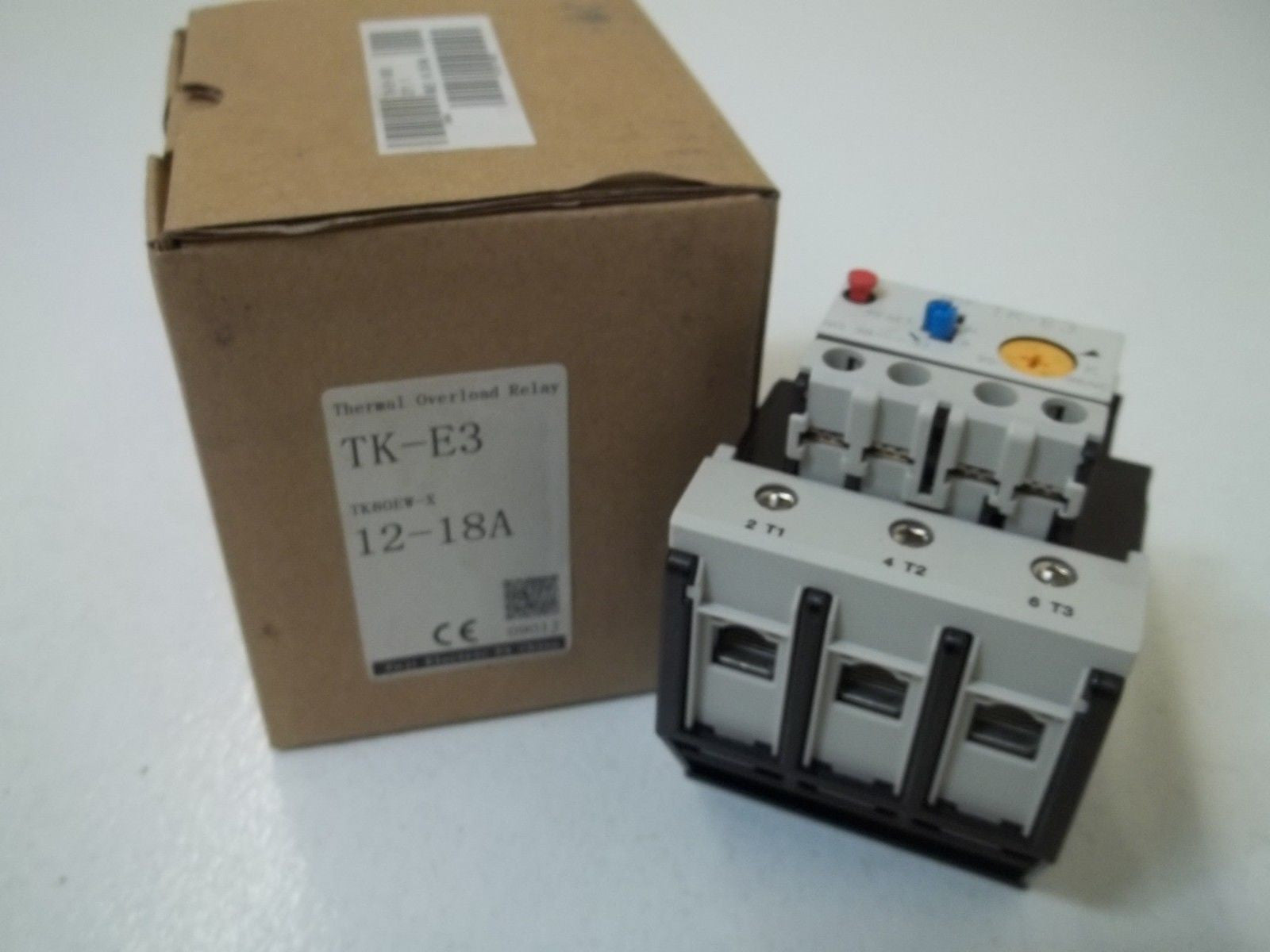 FUJI ELECTRIC TK-E3 TK80E THERMAL OVERLOAD RELAY 12-18A *NEW IN BOX*