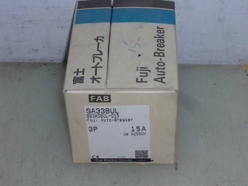 FUJI SA33BUL AUTO-BREAKER BB3ASBUL-015 *NEW*