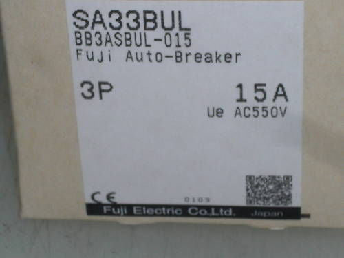 FUJI SA33BUL AUTO-BREAKER BB3ASBUL-015 *NEW*