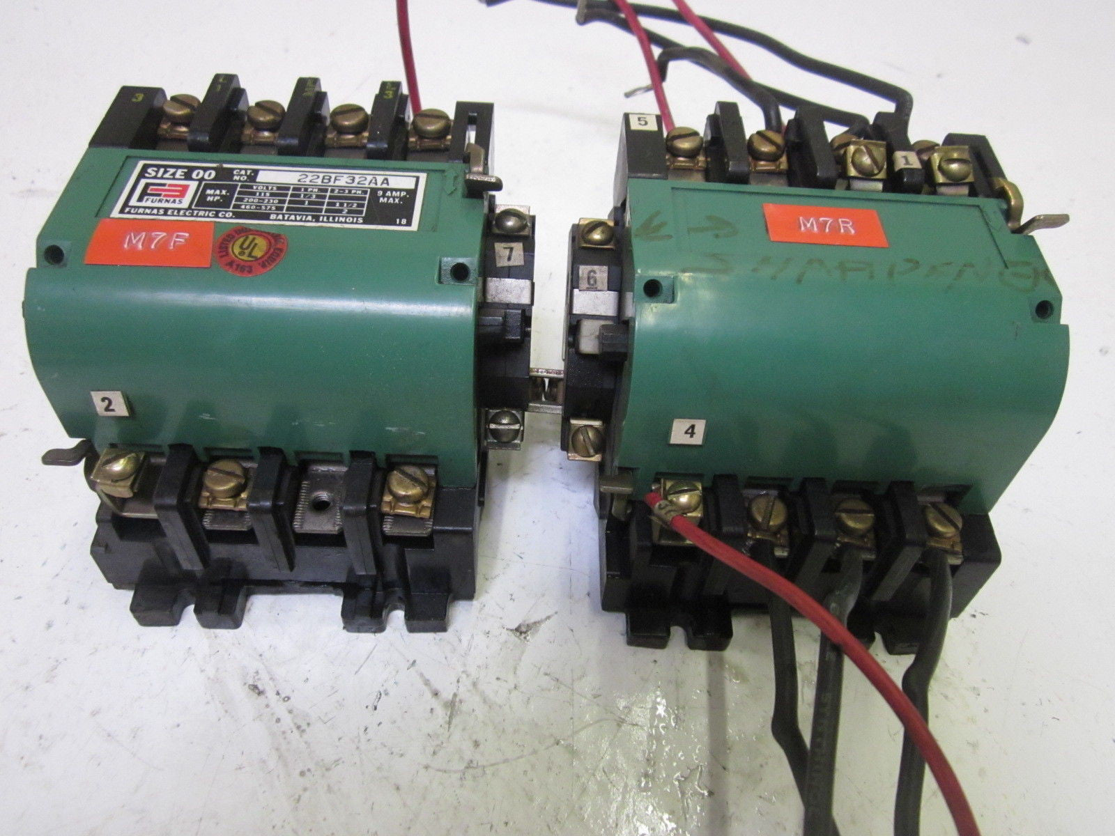 FURNAS ELECTRIC 2213F32AA SIZE 00 *USED*