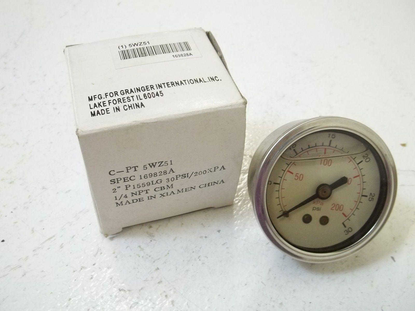GAINER INTERNATIONAL INC. 5WZ51 GAUGE 0-30 *NEW IN BOX*
