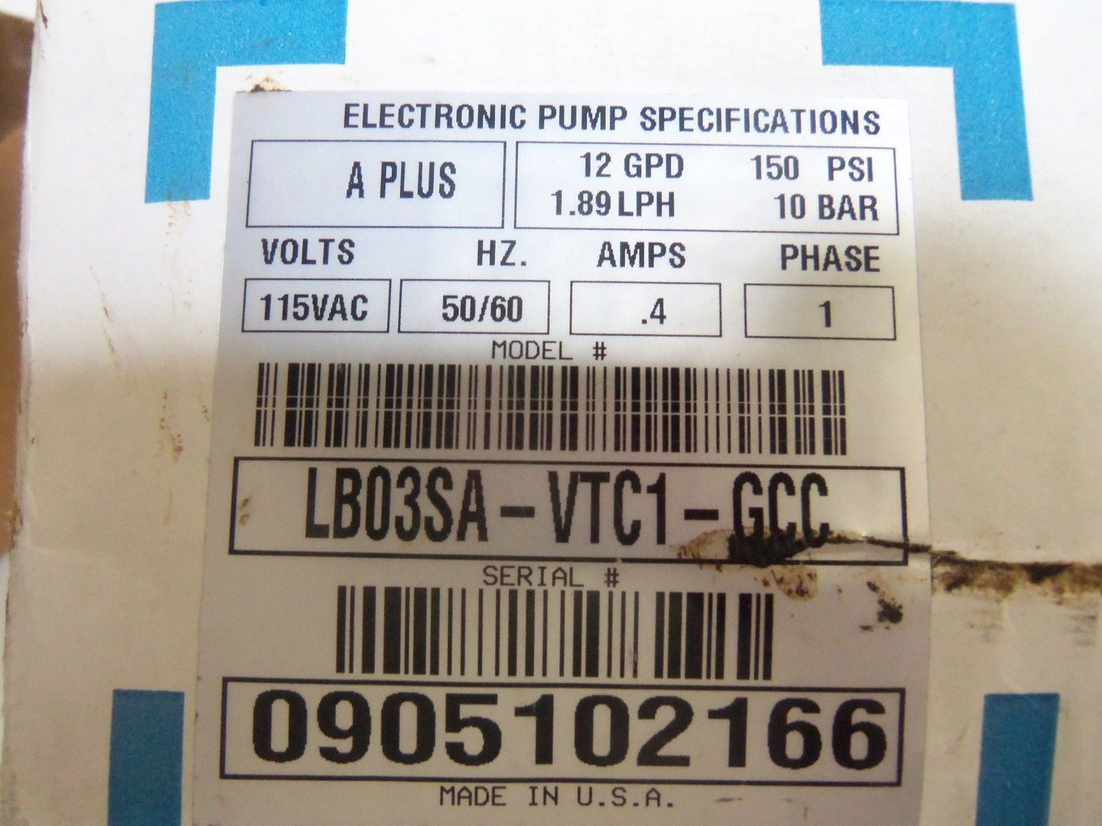 GARRATT-CALLAHAN LB03SA-VTC1-GCC *NEW IN BOX*