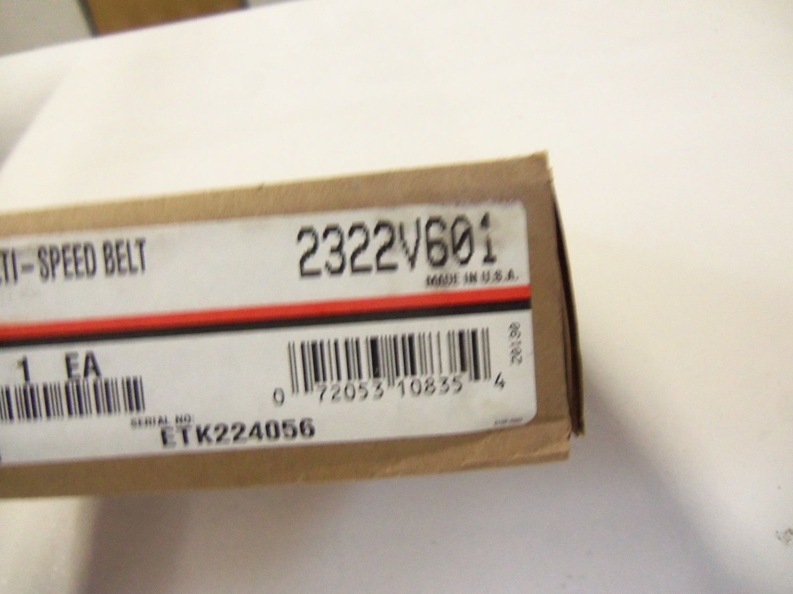 GATES 2322V601  *FACTORY SEALED*