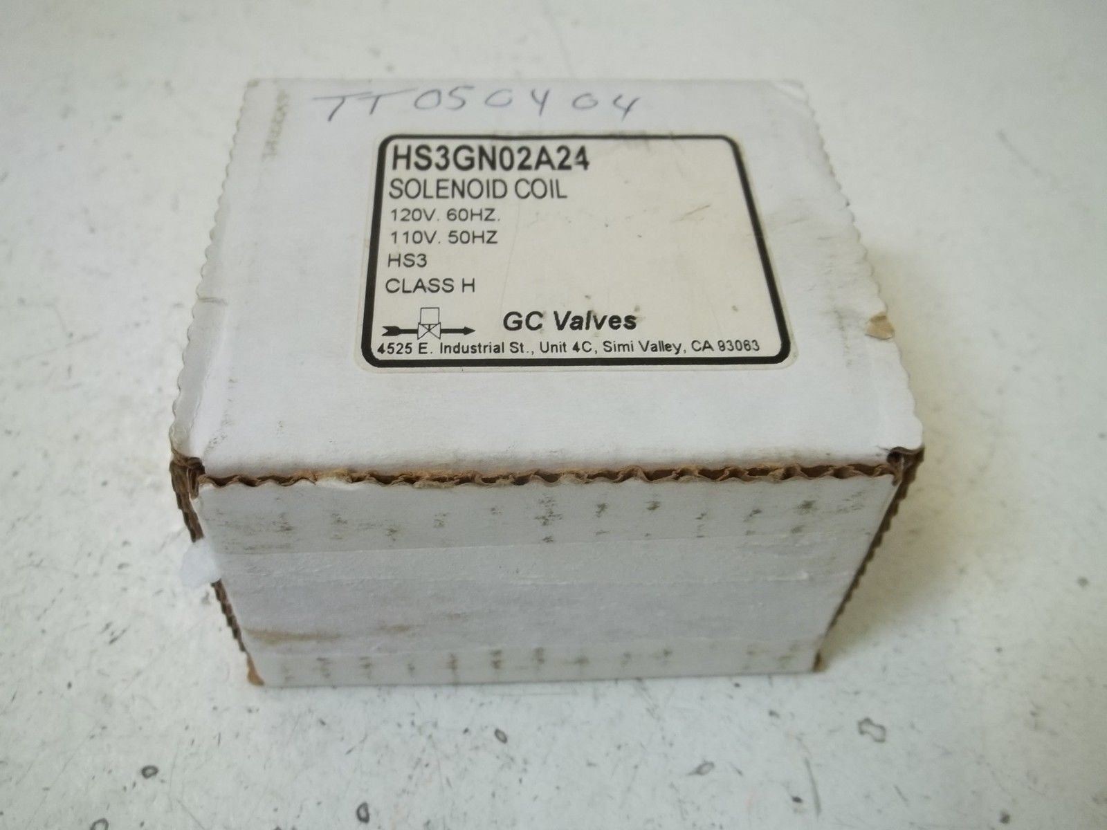 GC VALVE HS3GN02A24 SOLENOID COIL 120V*NEW IN BOX*